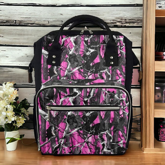 Pink Tree Backpack