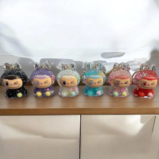 La BuBu liquid filled keychains/Charms